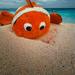 Disney Toys | Disney Pillow Pets Finding Nemo Orange Clownfish 18" Plush Pillow Guc | Color: Orange | Size: 18"