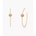 Michael Kors Jewelry | Michael Kors Gold-Tone Brass Hoop Earrings | Color: Gold | Size: Os