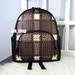 Coach Bags | Coach Court Backpack Graphic Plaid Print Brown | Color: Black/Brown | Size: Os