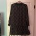 J. Crew Dresses | Nwt J. Crew Chiffon Dress Size Xs Late Winter 2023 | Color: Black/White | Size: Xs