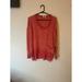 Anthropologie Tops | Moth By Anthropologie Sweater High Low Drop Shoulder Orange Extra Small | Color: Orange | Size: Xs