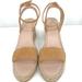 Kate Spade New York Shoes | Kate Spade Theodora Espadrille Tan Wedges Sandals Women's Size 8b Leather Upper | Color: Tan | Size: 8