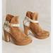 Anthropologie Shoes | Anthropologie Strena Calf Hair Leather Booties Boots! Size 38 (Us 8). | Color: Brown/Tan | Size: 8