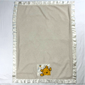 Disney Bedding | Disney Peek A Pooh Baby Blanket Sherpa Fleece Satin Trim Back Winnie Pooh Cream | Color: Cream | Size: Os