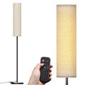 Lithomy Floor Lamp, 12W LED Lamp for Bedroom with 4 Color Temperatures & Night Light Mode, Remote Control Standing Lamp with Timer, Stepless Dimming Reading Light Floor Lamps for Living Room, Office