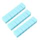 Portable Pill Box,Pill Case, Pack of 3 7 Day Pill Boxes, 7 Compartments, Easy to Open, Medicine Dispenser, Handy and Medication Box for Vitamins, Dietary Supplements and Medicatio（Roze ） (Color : Bla