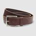 Eddie Bauer Men's Reinforced Tab Leather Belt - Brown - Size M