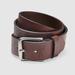 Eddie Bauer Men's Embossed Sasquatch Leather Belt - Brown - Size M