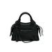 Balenciaga Leather Satchel: Black Bags