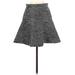 J.Crew Factory Store Formal Skirt: Gray Marled Bottoms - Women's Size 00