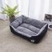 Tucker Murphy Pet™ Candy Colored Pet Kennel Dog Bed Kennel Pet Bed Cotton in Black | 6 H x 23.6 W x 17.7 D in | Wayfair