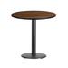 Ebern Designs Jamey 24" Round Laminate Table Top w/ 18" Round Bar Height Table Base Wood/Metal in Brown | Wayfair 2936E25CBD2D4EEFB75A6922CC383597