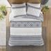 Bungalow Rose Cotton-Bedding Set - Mid Century Trendy Geometric Design, All Season Cozy-Cover w/ Matching-Shams, King/Cal King | Wayfair