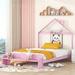 Harper Orchard Staci Platform Storage Bed Wood in Pink | 60 H x 56.9 W x 86.71 D in | Wayfair A9A6B7C8CA18424CAB31498E555650F0