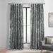 Mercer41 Tondrea Lush Crush Velvet Curtains, Room Darkening Curtain for Bedroom & Living Room (1 Panel) Velvet in Gray | 120 H x 50 W in | Wayfair
