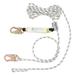 Arlmont & Co. Rinata Vertical Lifeline Assembly 25/50/100 Ft Fall Protection Rope Protection Equipment in Black/White | Wayfair
