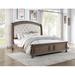 Lark Manor™ Cosey Tufted Low Profile Bed Wood & /Upholstered/Polyester in Brown | 67.75 H x 87.25 W x 94 D in | Wayfair