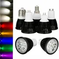 Projecteur LED à intensité variable ampoule de lampe noire éclairage E26 E14 GU10 MR16 GU5.3