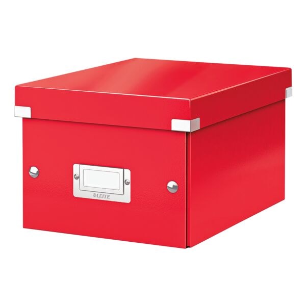 Leitz Ablagebox WOW 6043 »Click & Store« klein rot, 21.6x16x28.2 cm Image