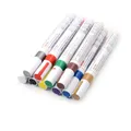 Pennarello per vernice permanente in gomma impermeabile bianca a 10 colori battistrada per