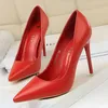 BIGTREE Schuhe Frauen Pumpen Pu Leder mit hohen absätzen Schuhe Mode Hochzeit Schuhe Stiletto Heels Sexy Party Schuhe Große Größe 42 43