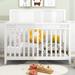 Certified Baby Safe Crib Pine Solid Wood Non-Toxic Finish