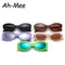 Vintage kleine ovale verspiegelte Sonnenbrille Frauen neue Modemarke ovale Sonnenbrille weibliche elegante Sonnenbrillen uv400