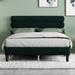 Queen Size Platform Frame Bed Mattress Foundation - Green