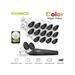 SANNCE 16CH 1080p Security Camera System 16Pcs Surveillance Cameras