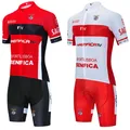 Rot benfic Rad trikot Team Pro Fahrrad Trikot Maillot Shorts Set Männer Frauen Ropa Ciclismo schnell