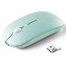 Wireless Mouse G12 Slim LED Rechargeable Wireless Silent Mouse For Laptop 2.4G Portable USB Optical Wireless Computer Mice