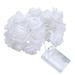 piaybook 2024 Valentine s Day Light Up Party Decor White Battery Operated String LED Light Warm Lights Indoor Roses Light with LED light Lights For Party Garden Indoor And Outdoor White