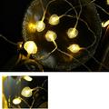 PATLOLLAV 10LED Wooden Love Heart String Lights Fairy Lights Battery Operated Decorative String Lamp for Valentine s Day Wedding Garden Bedroom Festival Birthday Party Decor 1.5Meters Warm Light