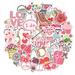 piaybook 2024 Valentine s Day Stickers 100 Holographics Lasers Water Cup Phone Case Diy Wedding Decoration Girl Love Graffitis Stickers Party Favors Supplies Gift Decals