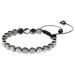 Black Gallstone Magnetic Bracelet Energy Stone Health Slimming Shape Retro Woven Bracelet Gifts for Women Men