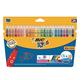 Bic Kids Couleur Felt Tip Colouring Pen Assorted Colours (Pack 24)