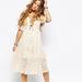 Free People Dresses | Free People Cream Lace Dress | Color: Cream | Size: 4