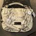 Coach Bags | Coach Kristin Embossed Python Leather Round Satchel Sage Shoulder Bag~Nwt | Color: Cream/Tan | Size: Os