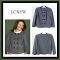 J. Crew Jackets & Coats | J. Crew Pippa Grey Wool/Cashmere Blend Double Breasted Peacoat Size 4 | Color: Gray | Size: 4