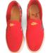 Nike Shoes | Nike Lace Less Slip On Shoes Size 8.5 Red W/ Flower Design | Color: Red | Size: 8.5