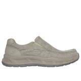 Skechers Men's Relaxed Fit: Cohagen - Vierra Sneaker | Size 10.0 Extra Wide | Taupe | Textile/Synthetic | Vegan
