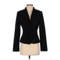 Calvin Klein Blazer Jacket: Short Black Print Jackets & Outerwear - Women's Size 2