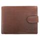 KORUMA Mens Premium Genuine Leather Bifold Wallet Smart Credit Card Blocker and Coin Pocket with RFID – Cognac 3-in-1 Wallet