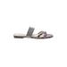 Jessica Simpson Sandals: Slip-on Chunky Heel Casual Black Shoes - Women's Size 8 1/2 - Open Toe
