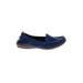 Hush Puppies Flats: Blue Print Shoes - Women's Size 7 1/2 - Almond Toe