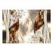 Everly Quinn Briyona Peel & Stick Wallpaper Vinyl in Brown/White | 154 W in | Wayfair A04F4435148F4372A2F666091D85BCAA