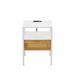 Bay Isle Home™ Aeriela Metal Nightstand Wood/Metal in White | 21.26 H x 15.75 W x 13.78 D in | Wayfair 1E28C0D328254D3E9E48837D360B000D