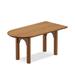Bayou Breeze Bardhok Solid Wood Conference Table Wood in Brown/Green | 29.53 H x 55.12 W x 27.56 D in | Wayfair 1A70F94A5E9E47A2985FA7C84A5486B7