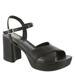 Kenneth Cole Reaction Reeva - Womens 10 Black Sandal Medium