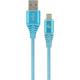 Gembird - CC-USB2B-AMMBM-1M-VW usb cable 2.0 Micro-USB b a Turquoise - Cable (CC-USB2B-AMmBM-1M-VW)